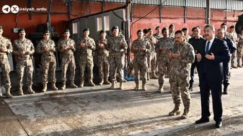 Suriye'de görev yapacak olan özel Harekat polisleri uğurlandı